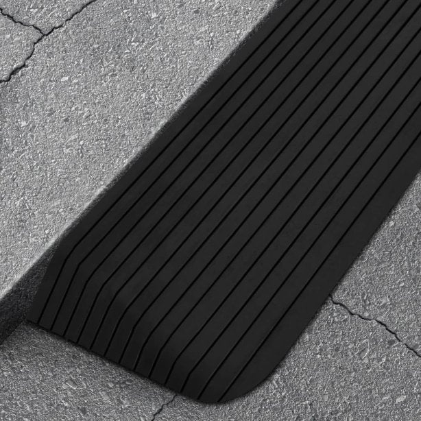 vidaXL Threshold Ramp 110x21x2.5 cm rubber