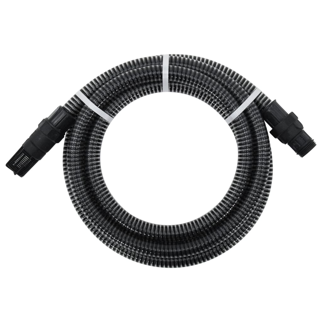 vidaXL Zuigslang met PVC koppelingen 1,1'' 4 m PVC groen