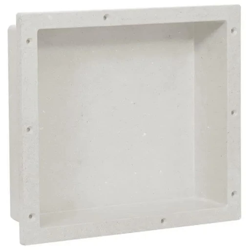 vidaXL Shower Niche 41x36x10 cm Matte Grey