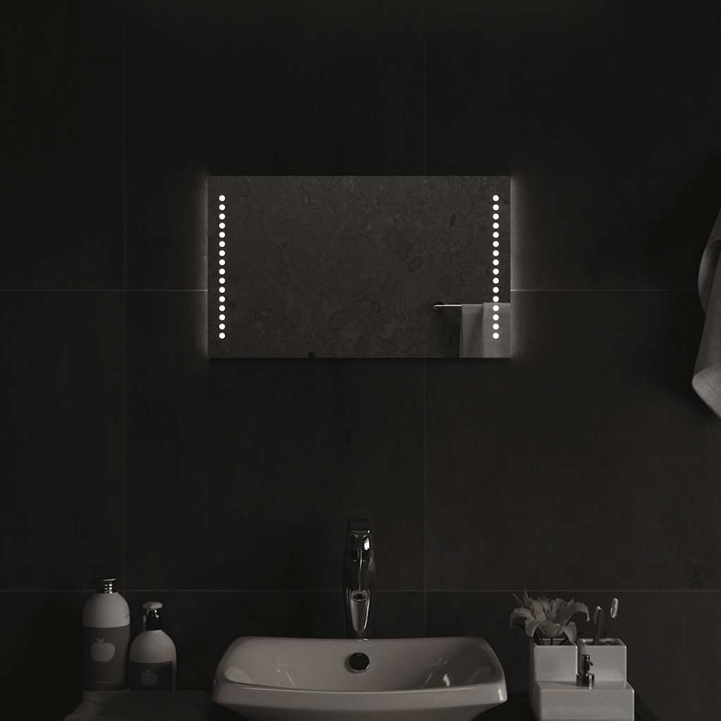 vidaXL Bathroom Mirror LED 40x20 cm