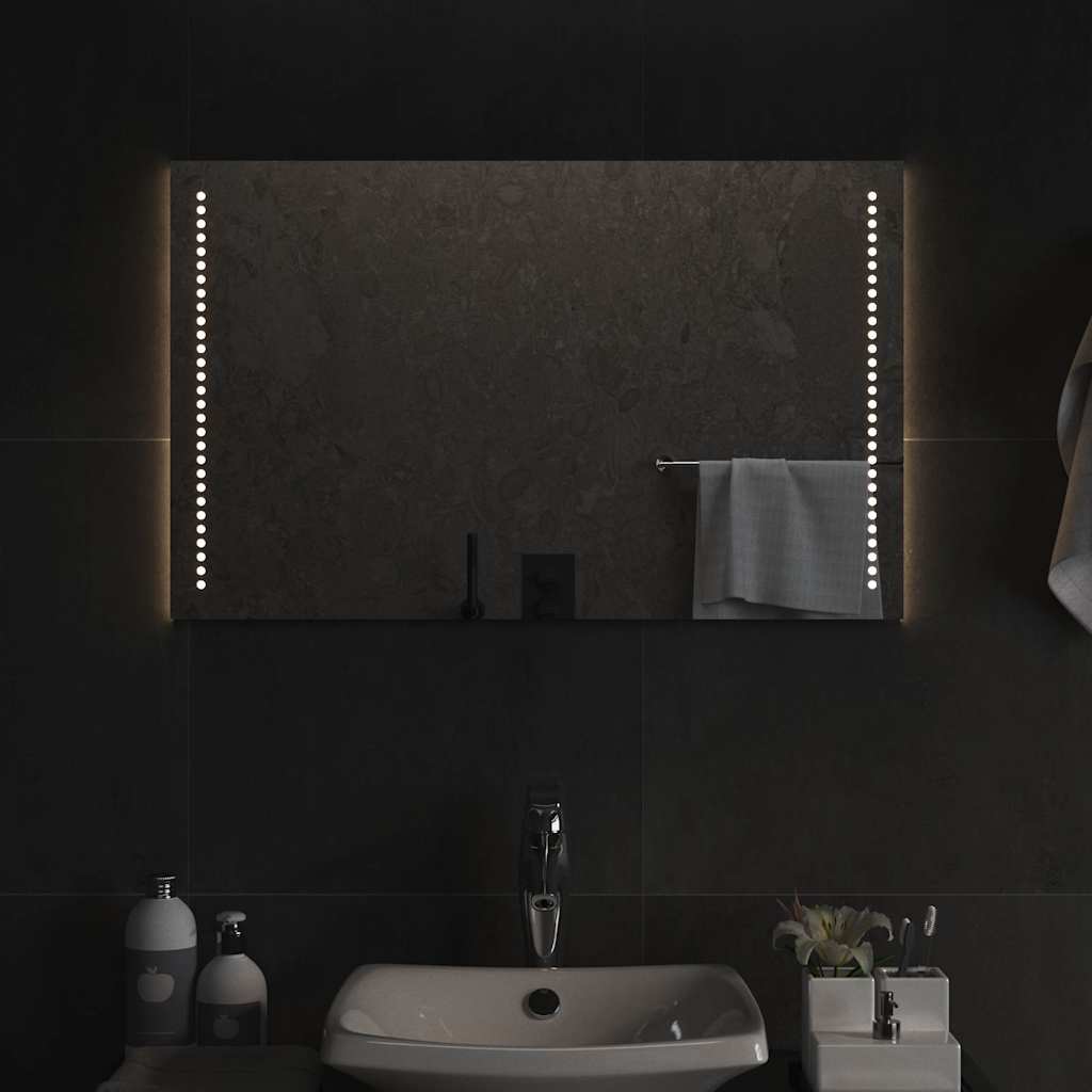 vidaXL Bathroom Mirror LED 40x20 cm
