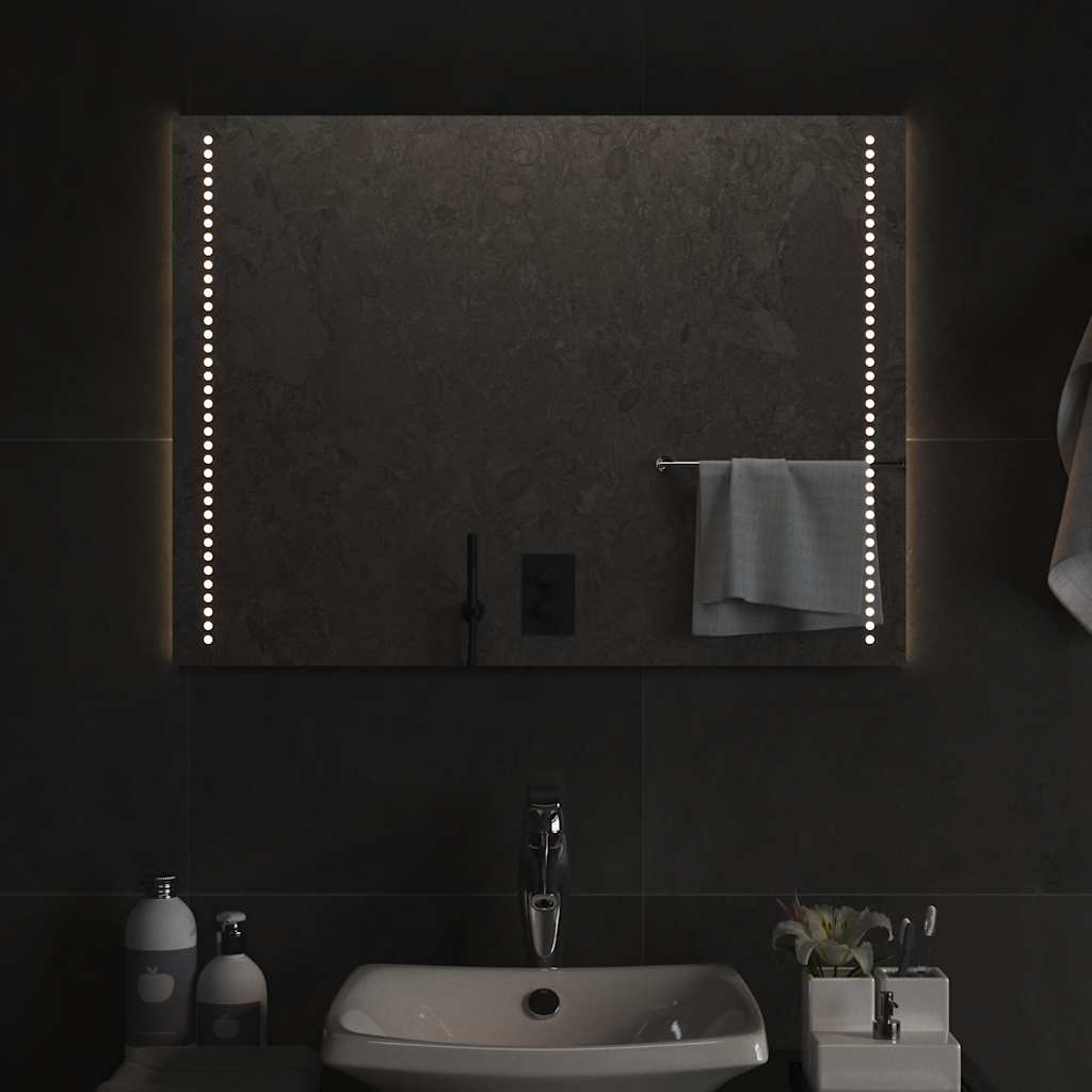 vidaXL Bathroom Mirror LED 40x20 cm