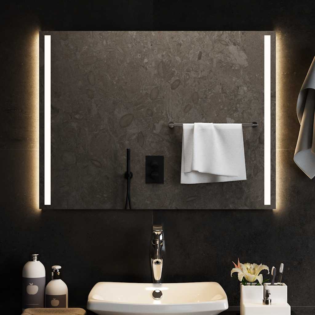 vidaXL Bathroom Mirror LED 40x20 cm