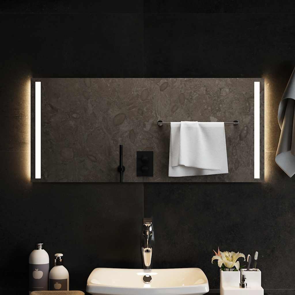 vidaXL Bathroom Mirror LED 40x20 cm