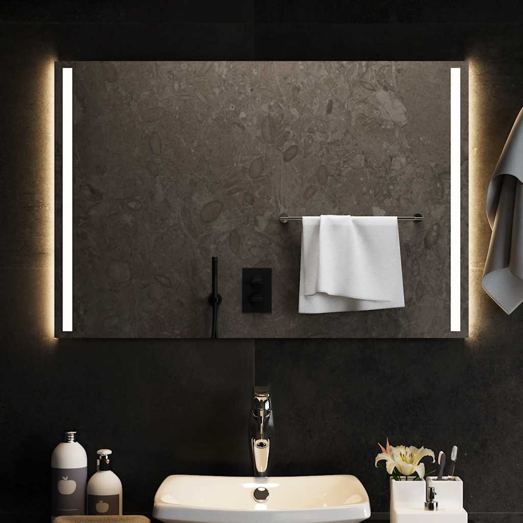 vidaXL Bathroom Mirror LED 40x20 cm