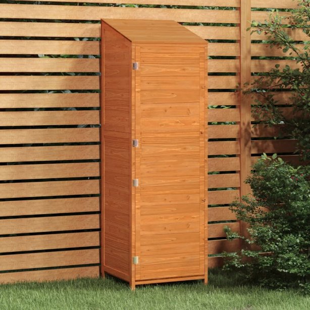 vidaXL Tuinschuur 55x52x112 cm massief vurenhout