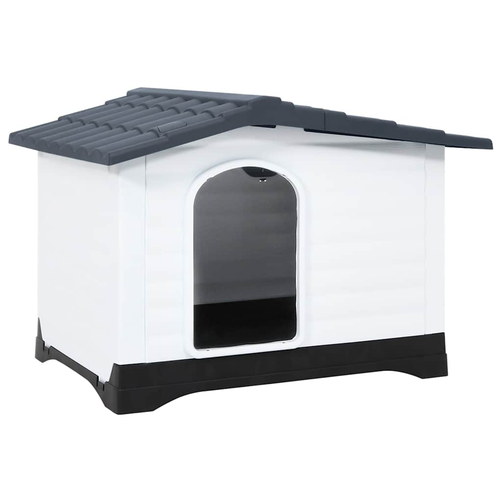 vidaXL Dog Kennel 90.5x68x66 cm polypropylene blue