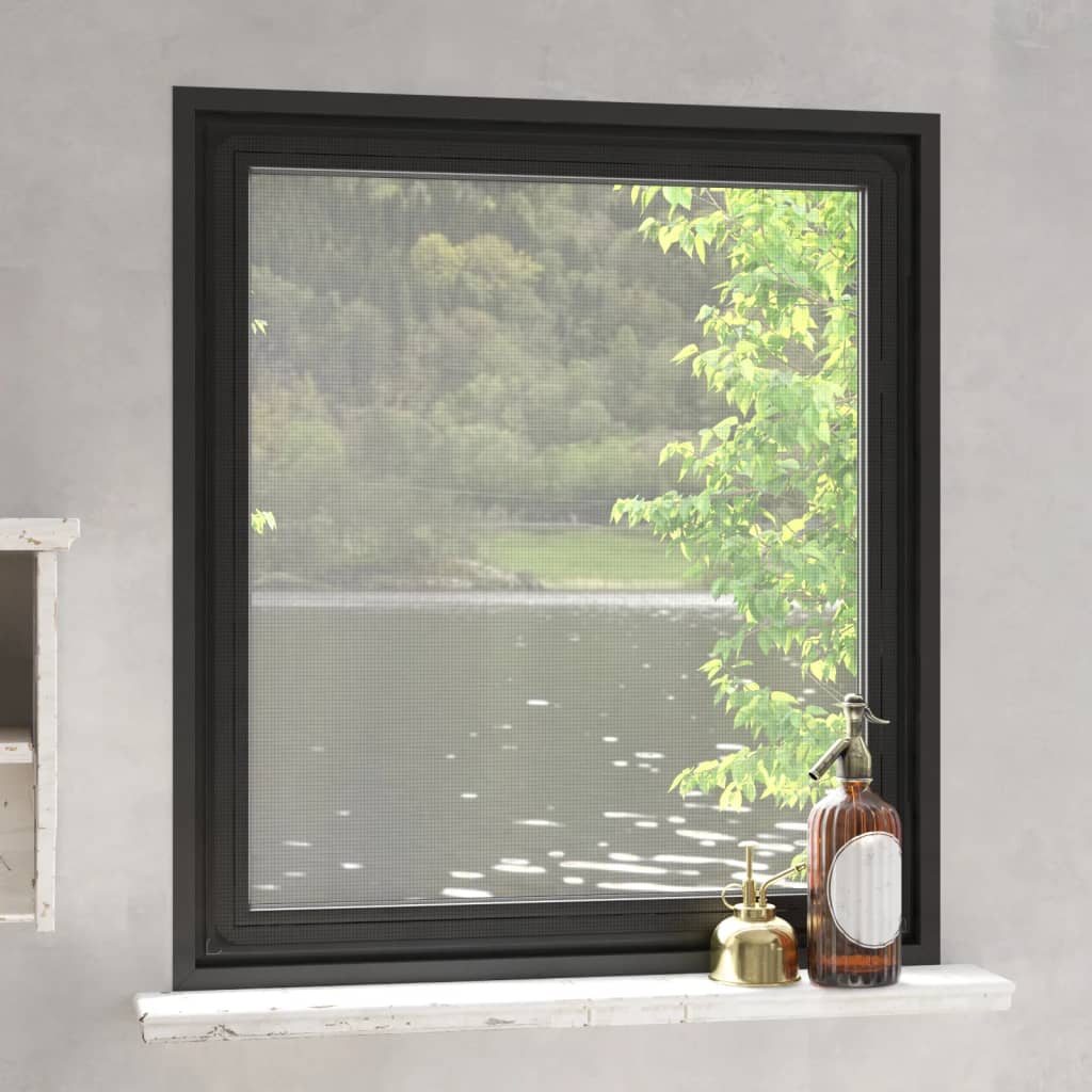 vidaXL Magnetic Fly Screen for Windows 80x140 cm White