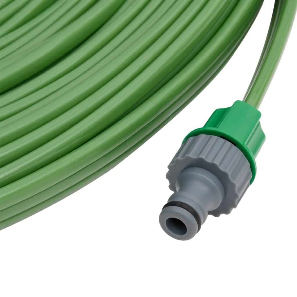 vidaXL Sproeislang 3-pijps PVC 7,5 m groen