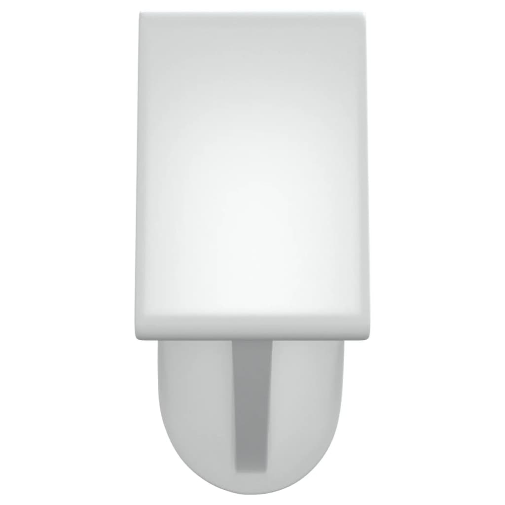 vidaXL Gordijnrails 2 st 40-60 cm aluminium wit en zilverkleurig