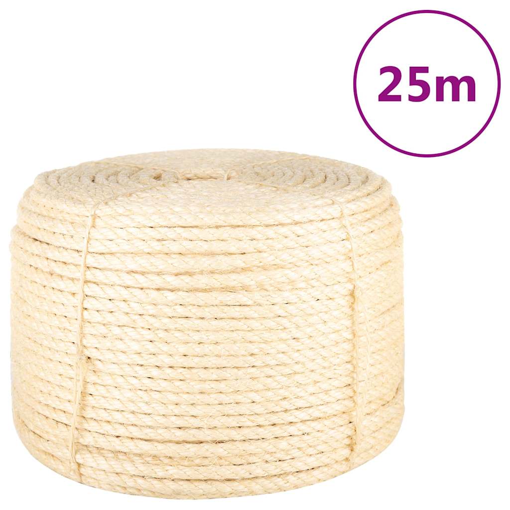 vidaXL Rope 6 mm 100 m 100% sisal