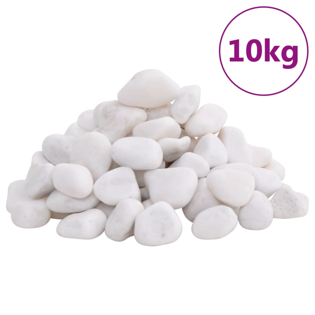 vidaXL Polished Pebbles 2-5 cm 10 kg Black