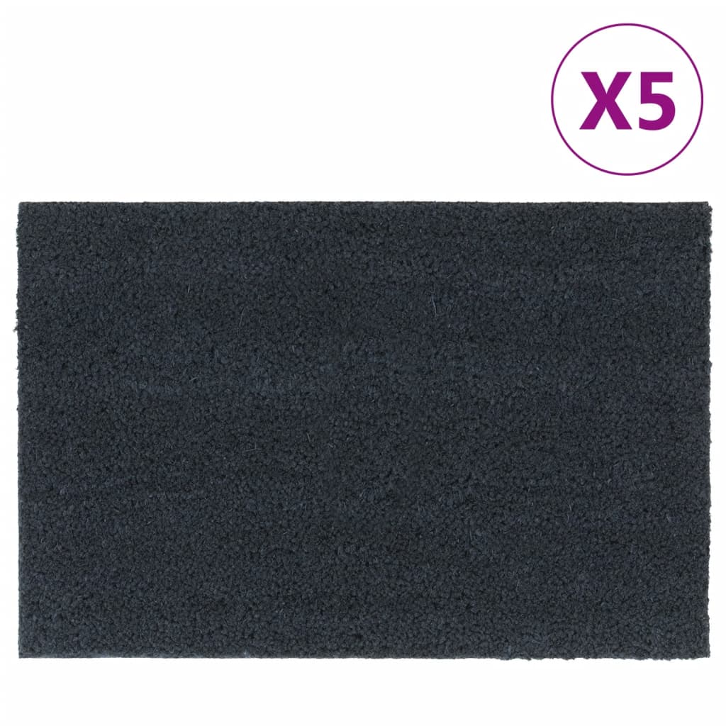 vidaXL Doormats 2 pcs 40x60 cm Tufted Coir Natural