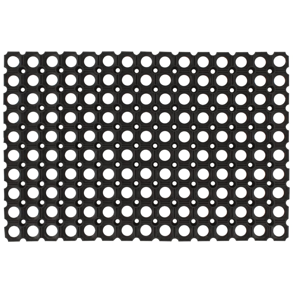 vidaXL Doormat rectangular 40x60 cm rubber