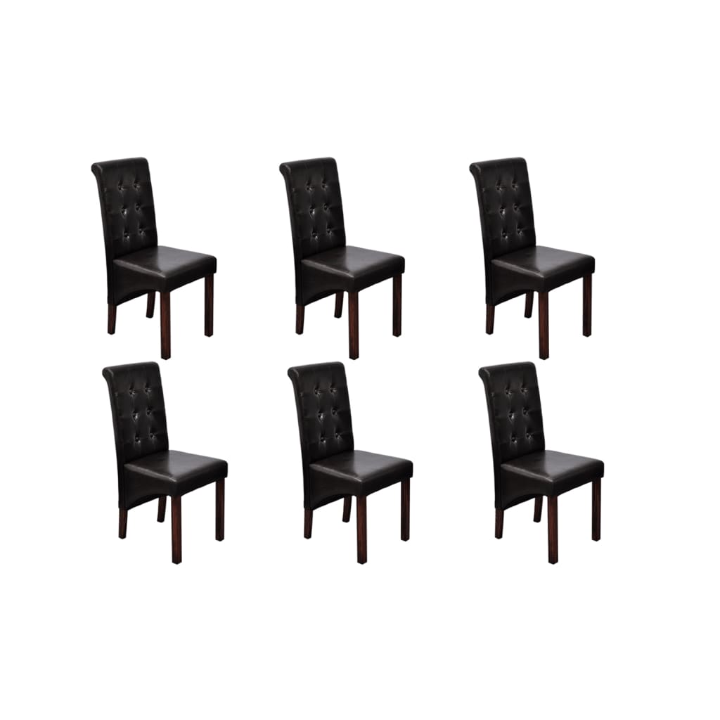 vidaXL Eetkamerstoelen 4 st kunstleer wit