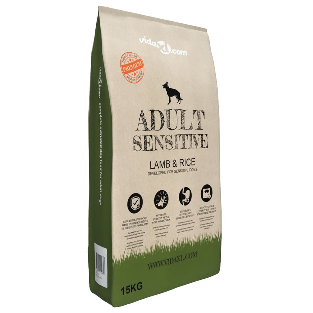 vidaXL Premium Dog Food Dry Adult Essence Beef 15 kg