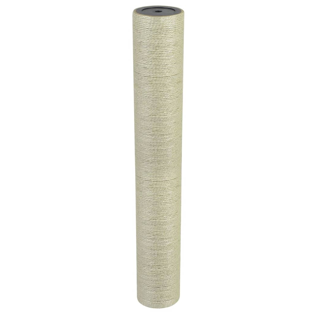 vidaXL Cat scratching post 8x20 cm 8 mm beige