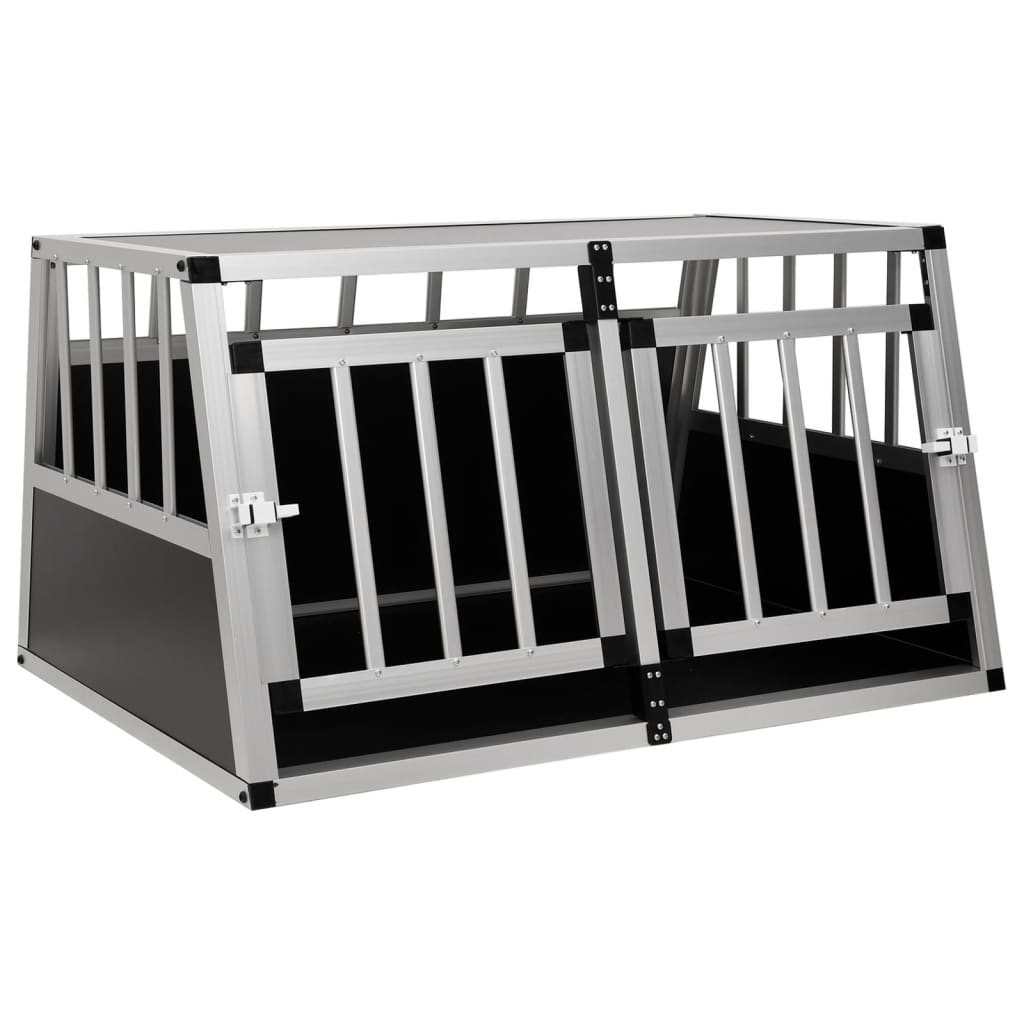 vidaXL Single Door Dog Crate 65x91x69.5 cm