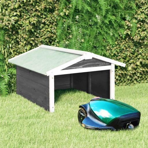 vidaXL Robotic Lawn Mower Canopy 72x87x50 cm solid spruce wood