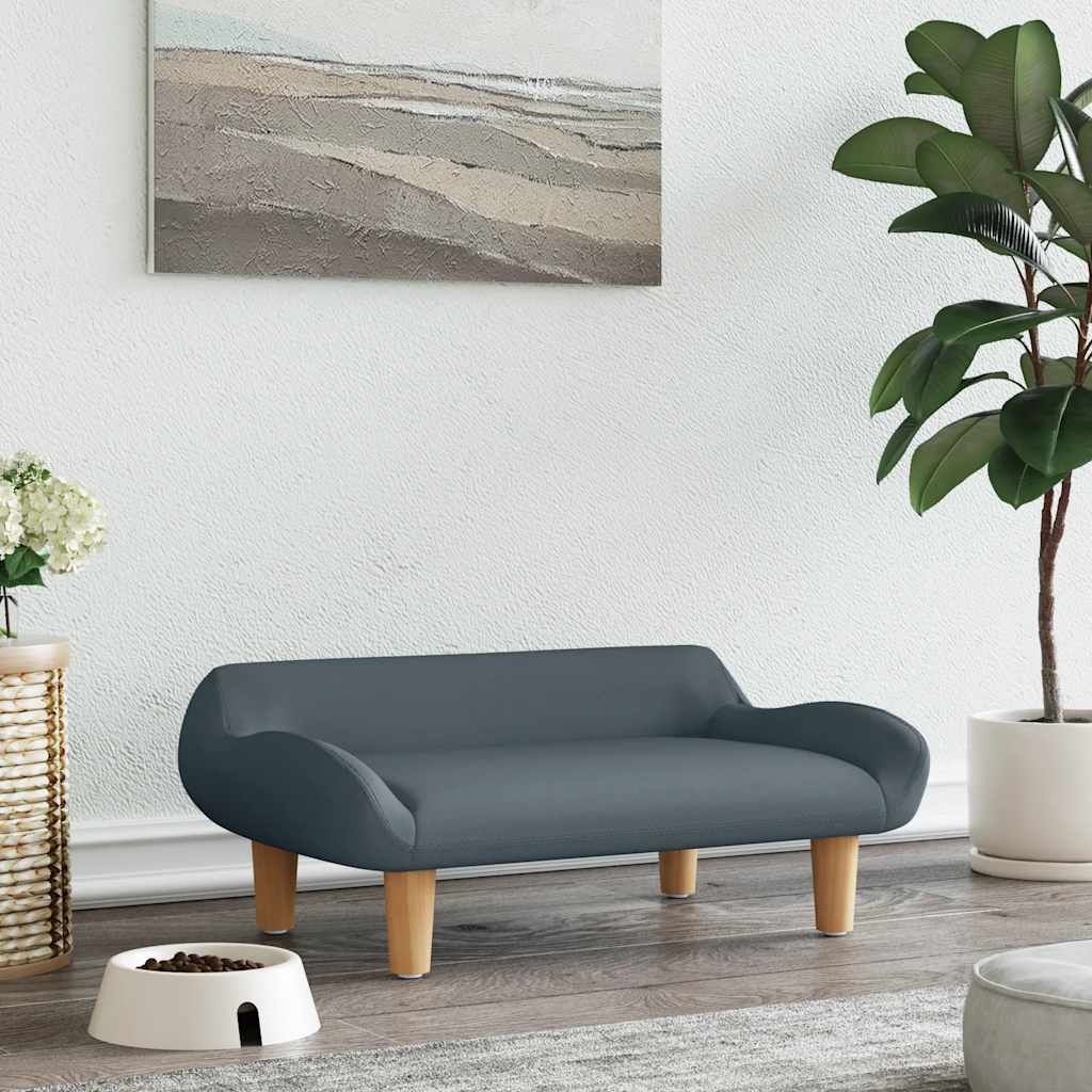 vidaXL Dog Bed 70x40x24 cm fabric cream