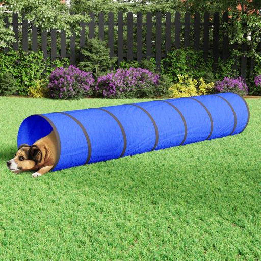 vidaXL Hondentunnel Ø 40 x 200 cm polyester blauw
