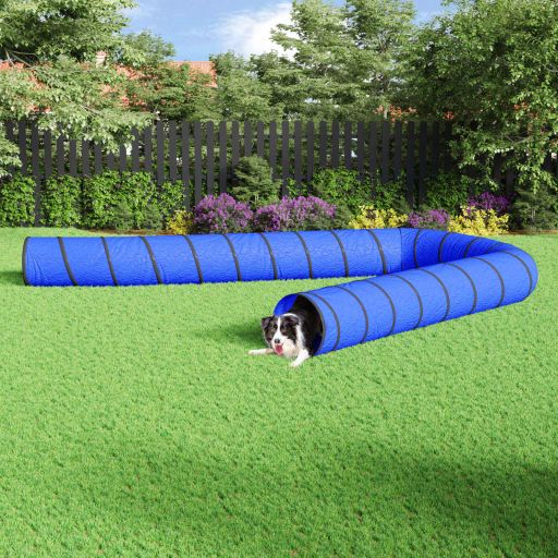 vidaXL Hondentunnel Ø 40 x 200 cm polyester blauw