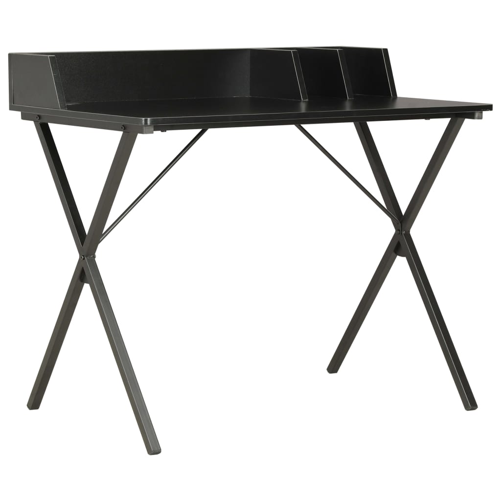 vidaXL Bureau 80x50x84 cm wit en natuurlijk