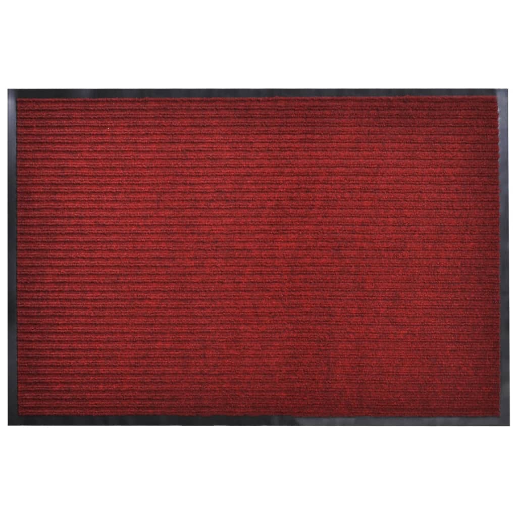 vidaXL Doormat 90x60 cm PVC black