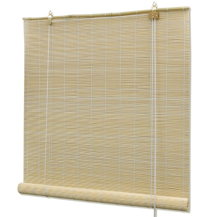 vidaXL Roller Blind 80x160 cm bamboo natural