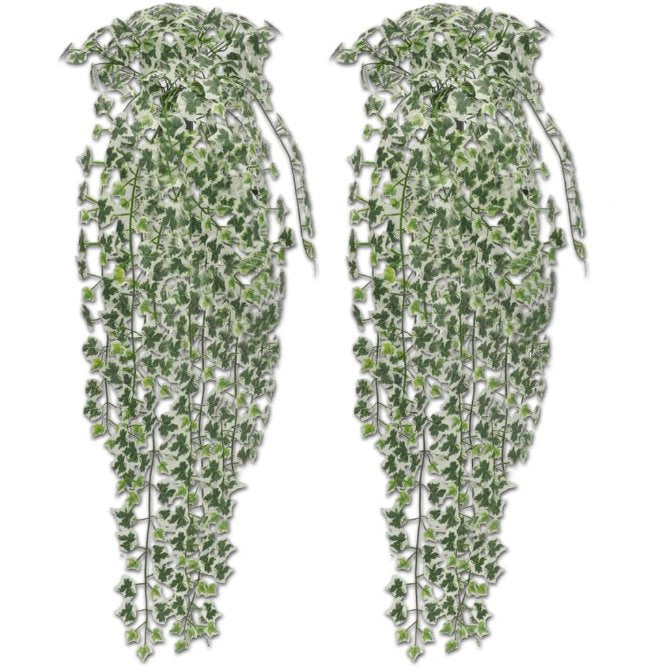 vidaXL Artificial Plants 2 pcs Ivy 90 cm Green