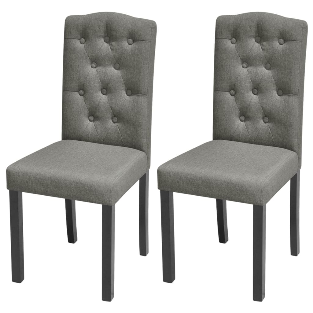 vidaXL Dining Chairs 6 pcs fabric camel