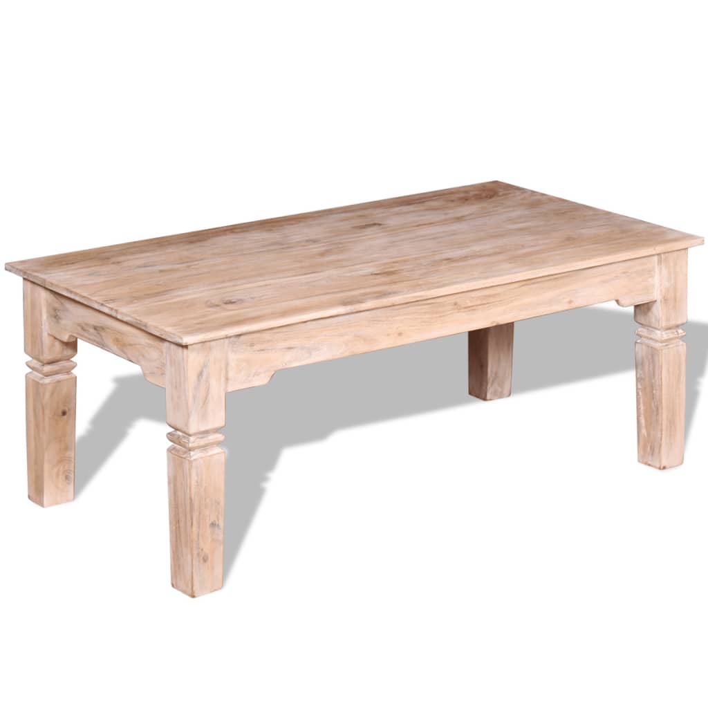 vidaXL Coffee Table 110x60x45 cm Solid Wood