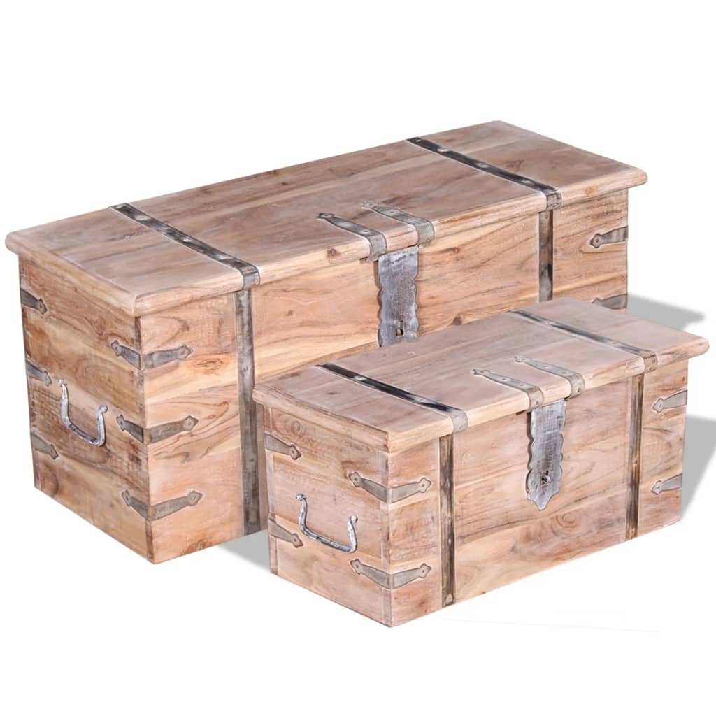 vidaXL Storage Chest Solid Wood