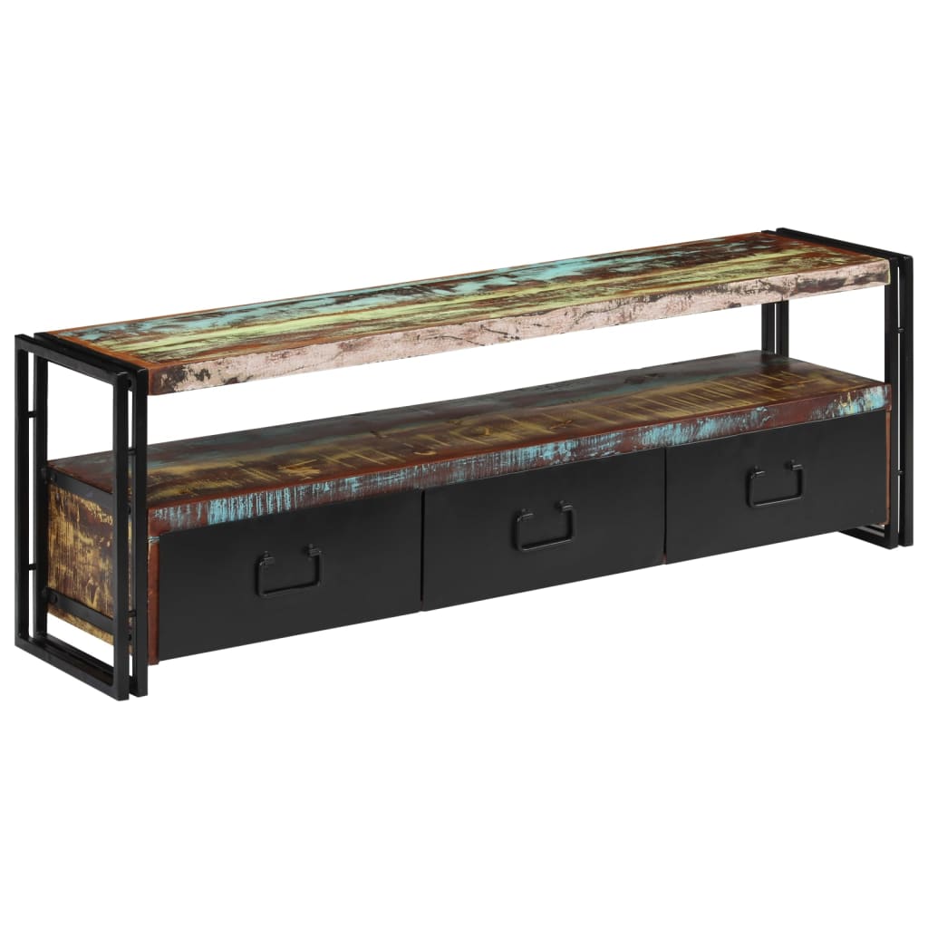 vidaXL TV cabinet 120x30x40 cm solid reclaimed wood