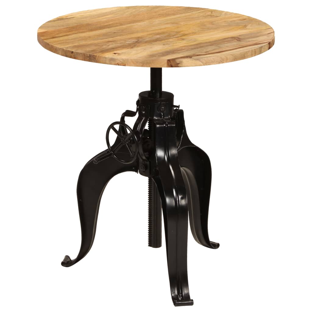 vidaXL Bar table 60x(76-110) cm solid mango wood