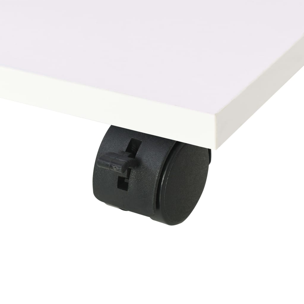vidaXL Plankenkast verrijdbaar 50x35x42 cm eikenkleur