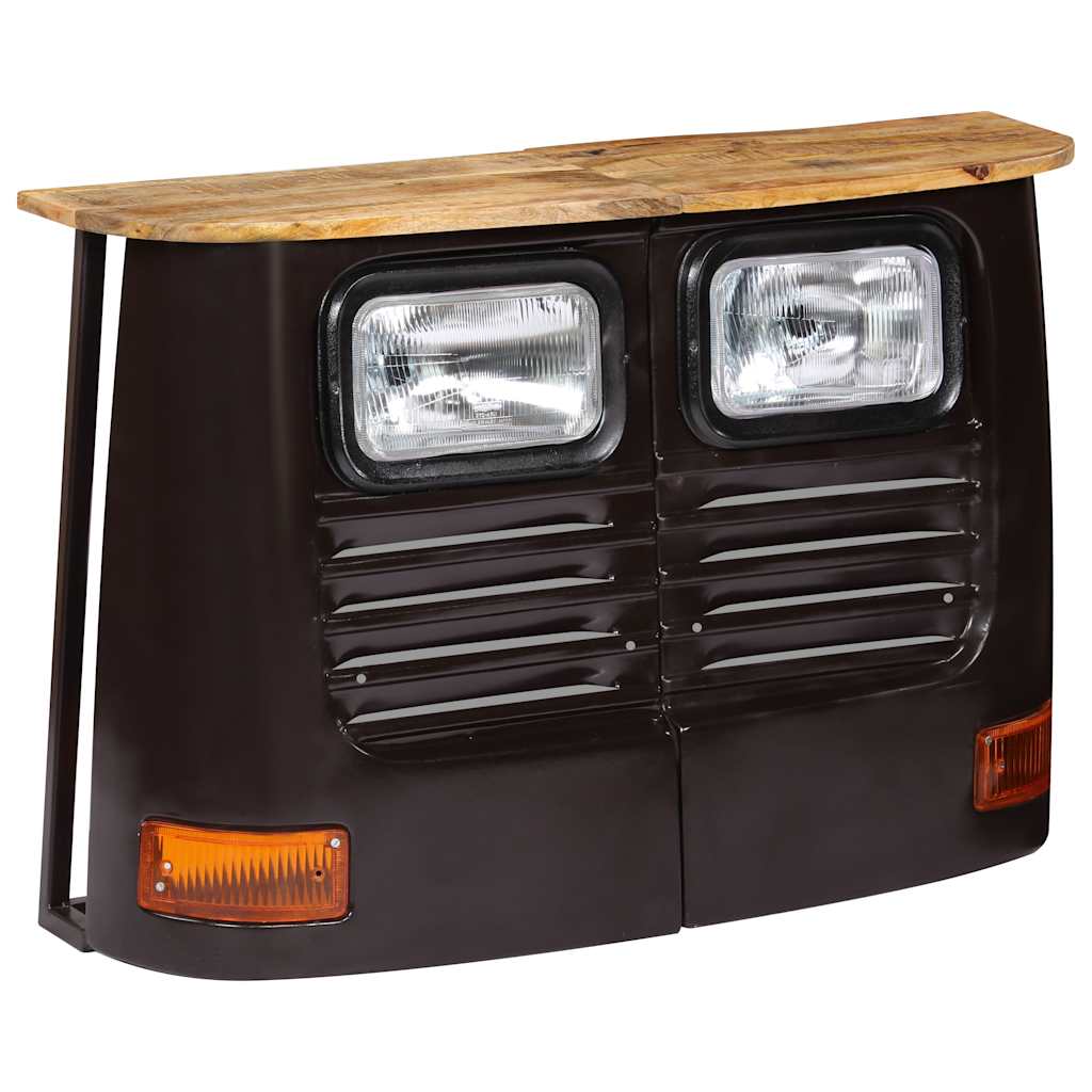 vidaXL Dressoir vrachtwagen massief mangohout wit