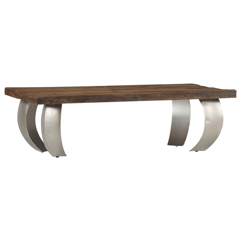 vidaXL Salontafel Opium 110x60x35 cm gerecycled hout en staal