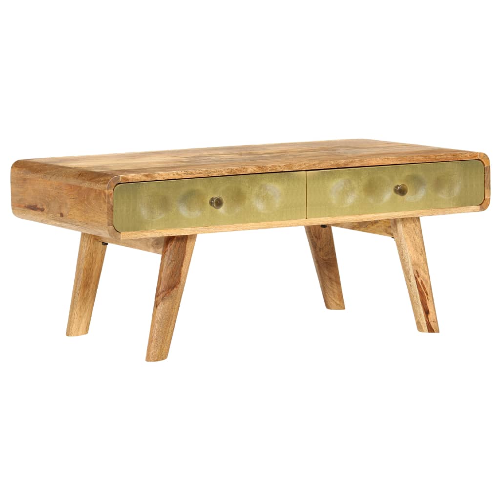 vidaXL Coffee table 90x50x40 cm solid mango wood