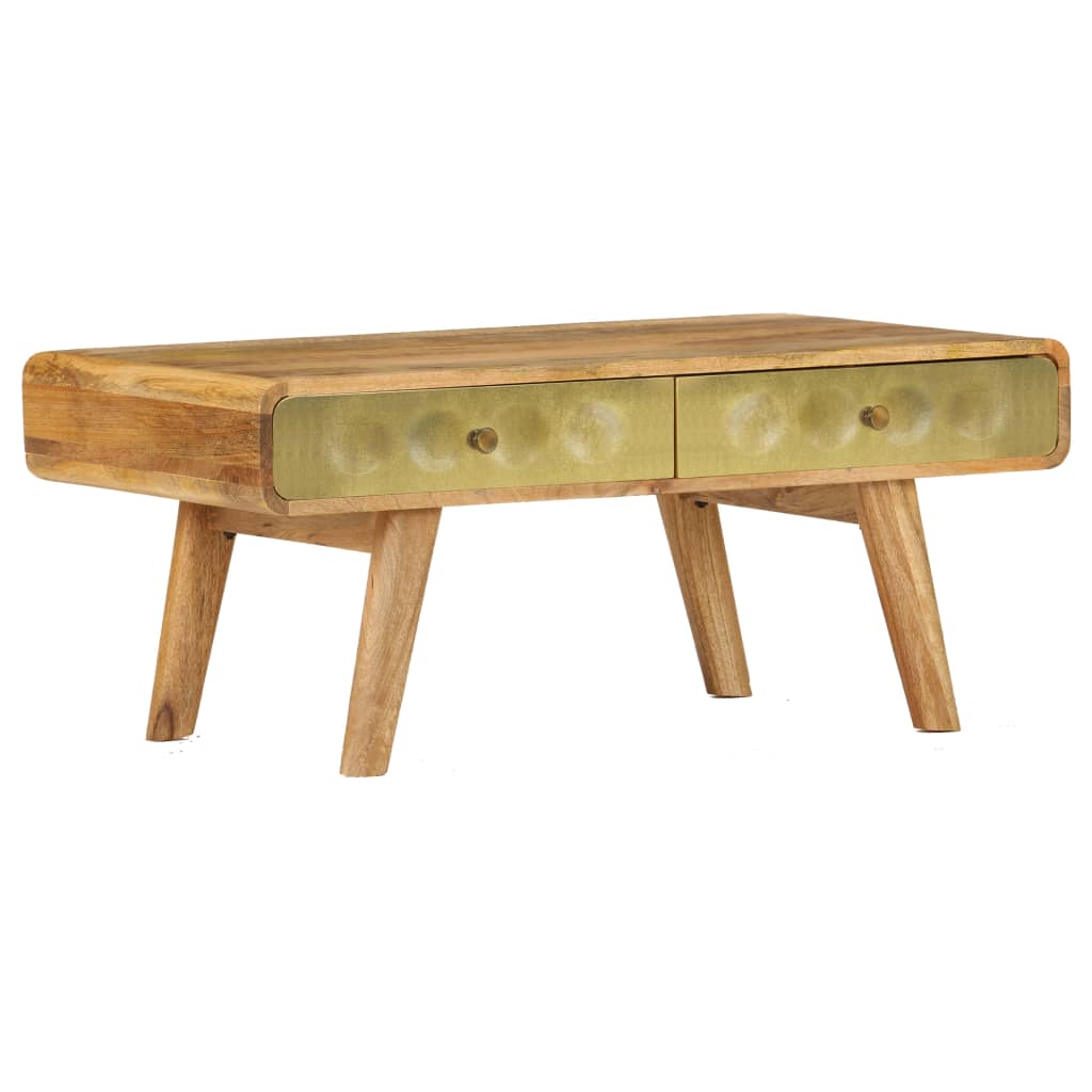vidaXL Coffee table 90x50x40 cm solid mango wood