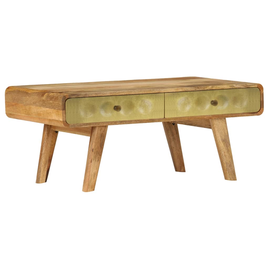 vidaXL Coffee table 90x50x40 cm solid mango wood
