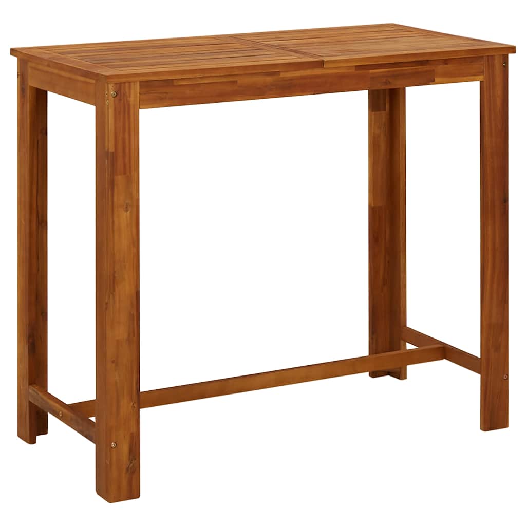 vidaXL Bar Table 120x60x105 cm Solid Acacia Wood