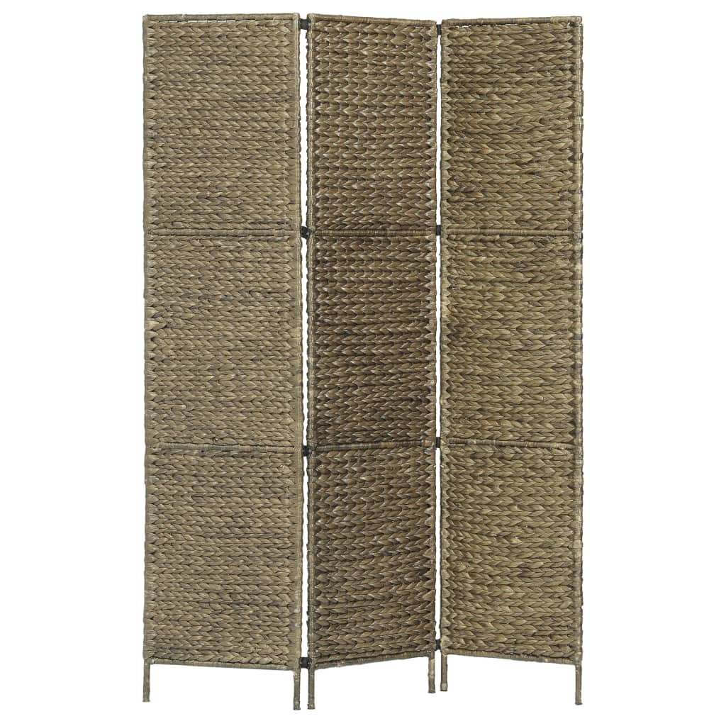 vidaXL Kamerscherm met 4 panelen 154x160 cm waterhyacint zwart