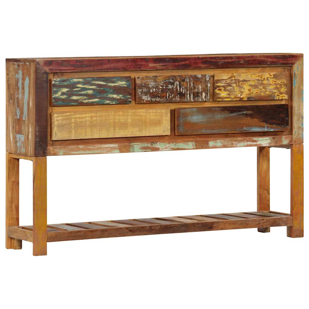 vidaXL Dressoir 120x30x75 cm massief gerecycled hout