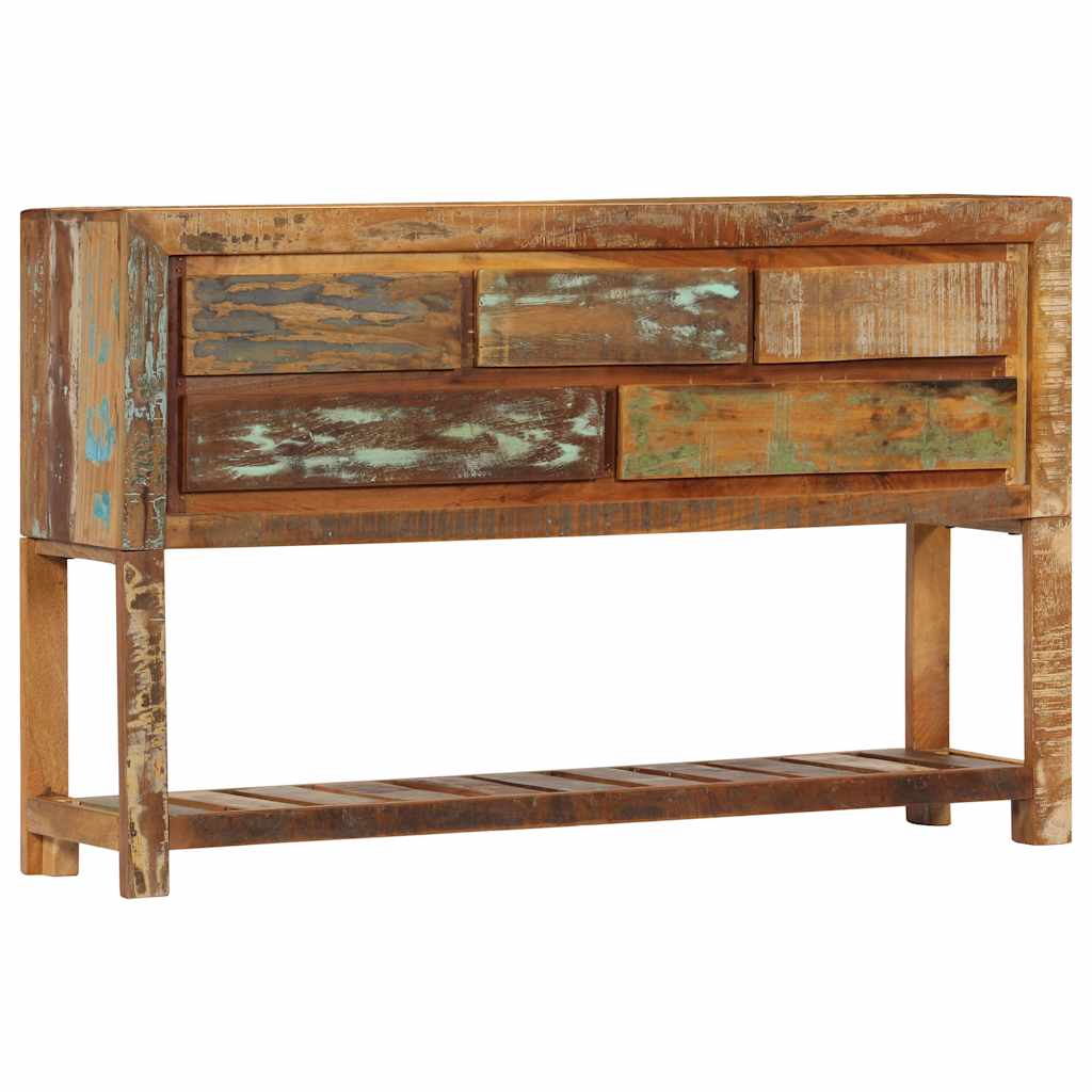 vidaXL Dressoir 120x30x75 cm massief gerecycled hout