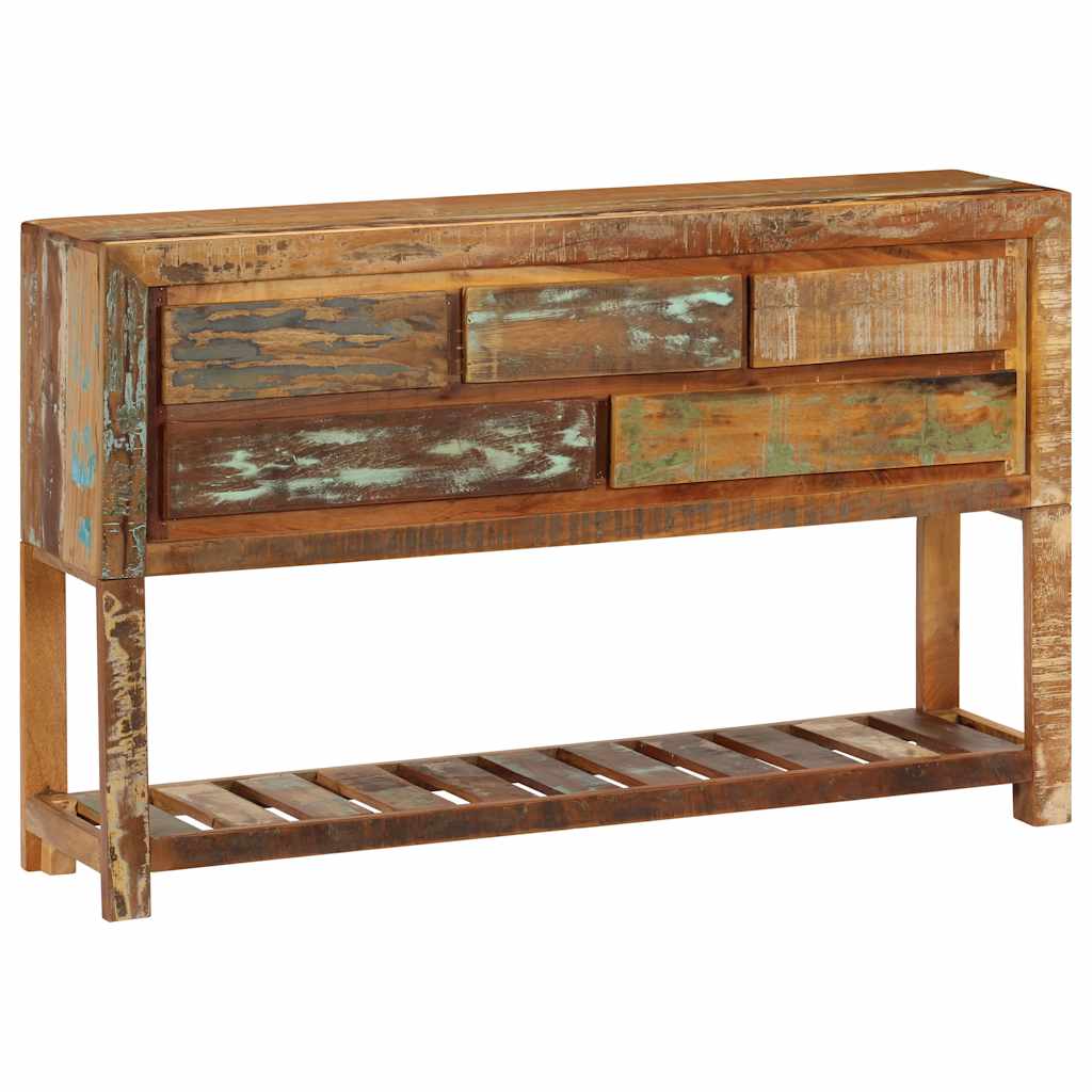 vidaXL Dressoir 120x30x75 cm massief gerecycled hout
