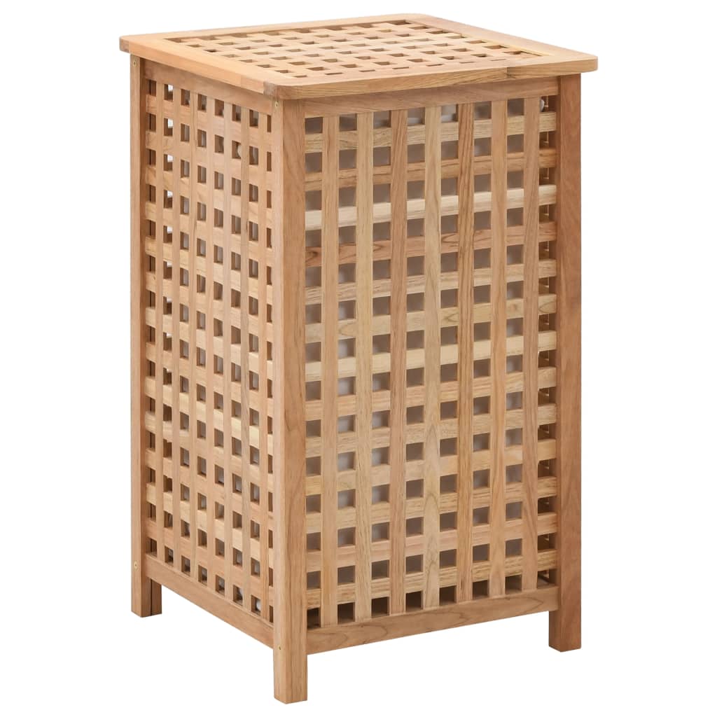 vidaXL Laundry Basket 77.5x37.5x46.5 cm Solid Walnut Wood