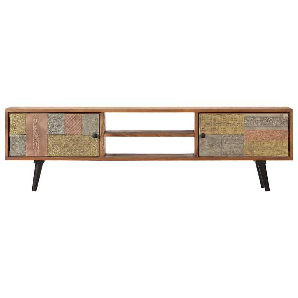 vidaXL Tv-meubel 140x30x40 cm massief acaciahout
