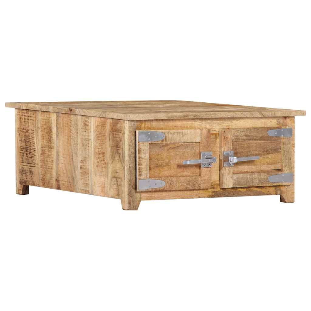 vidaXL Salontafel 70x70x30 cm massief mangohout