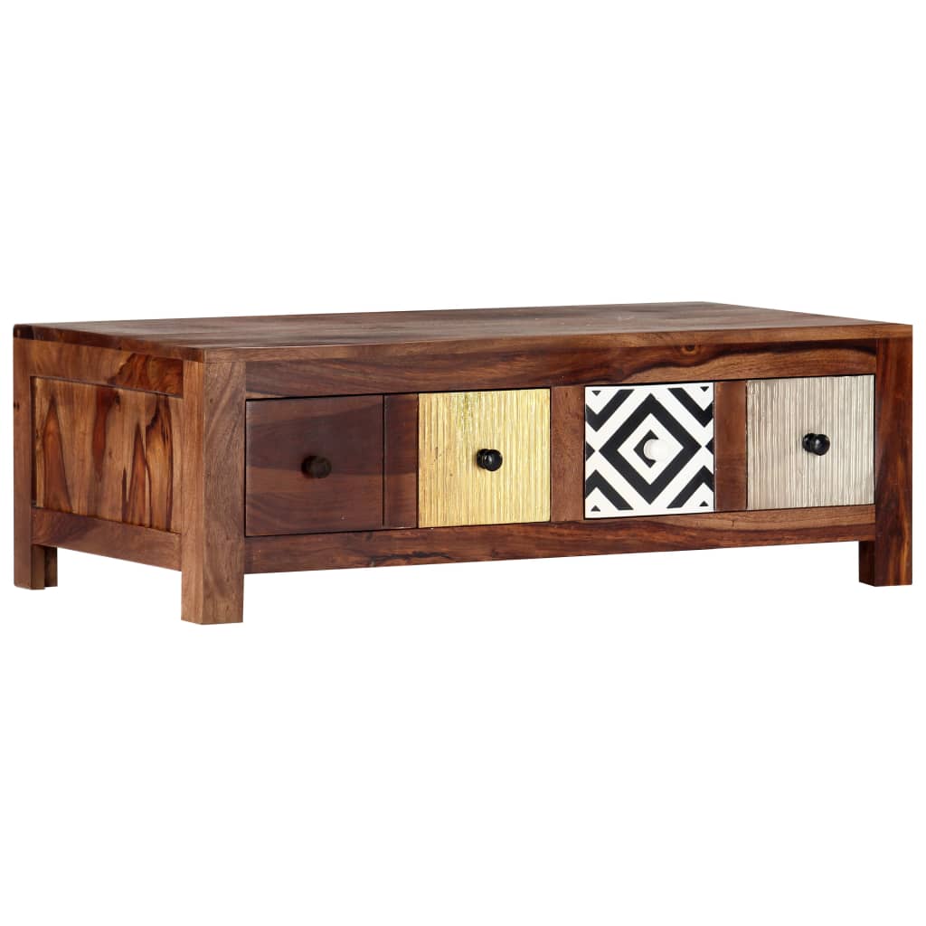 vidaXL Coffee Table 90x50x30 cm Solid Acacia Wood